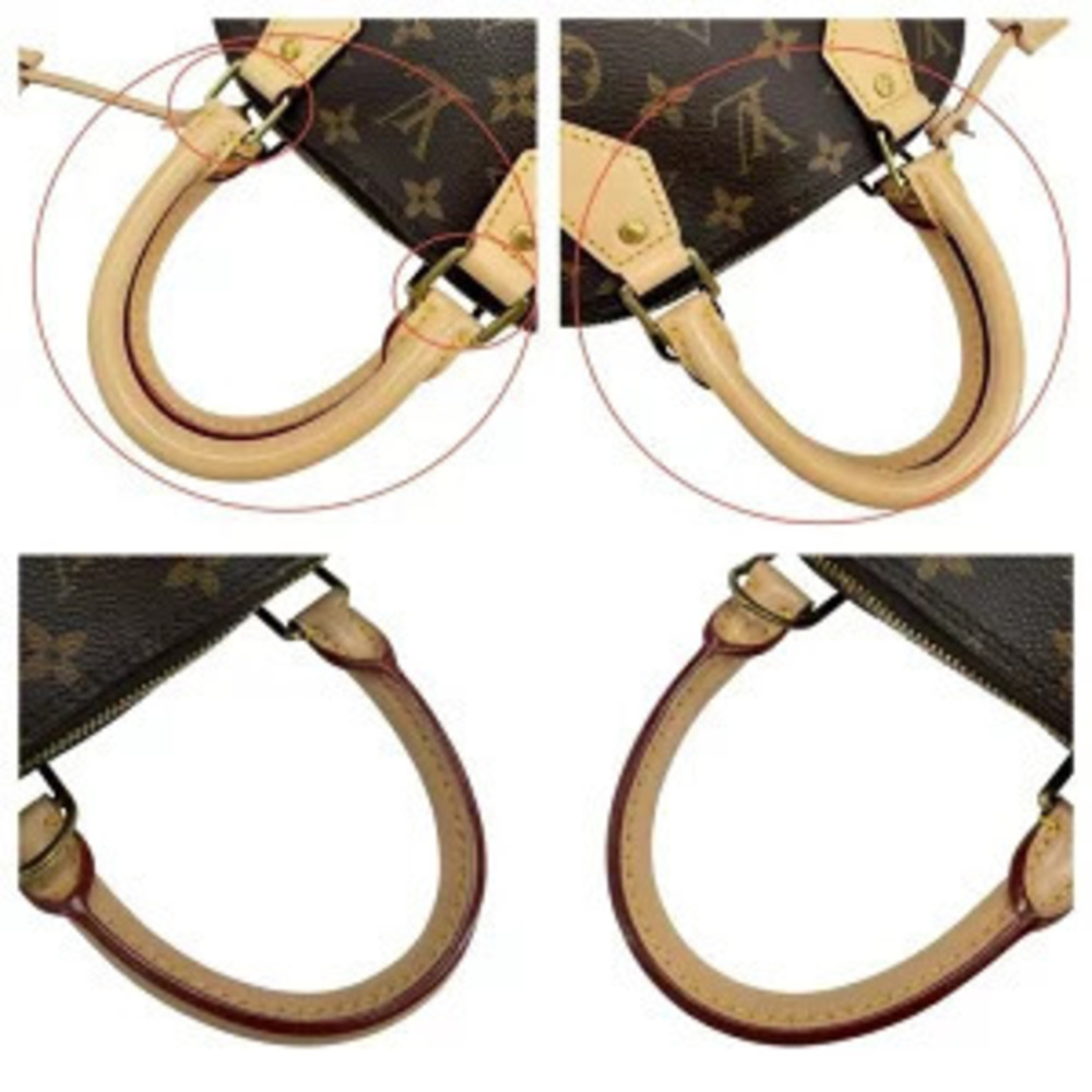 LOUIS VUITTON Alma Monogram Canvas Brown